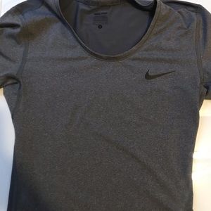 Grey Nike pro dry fit T-shirt